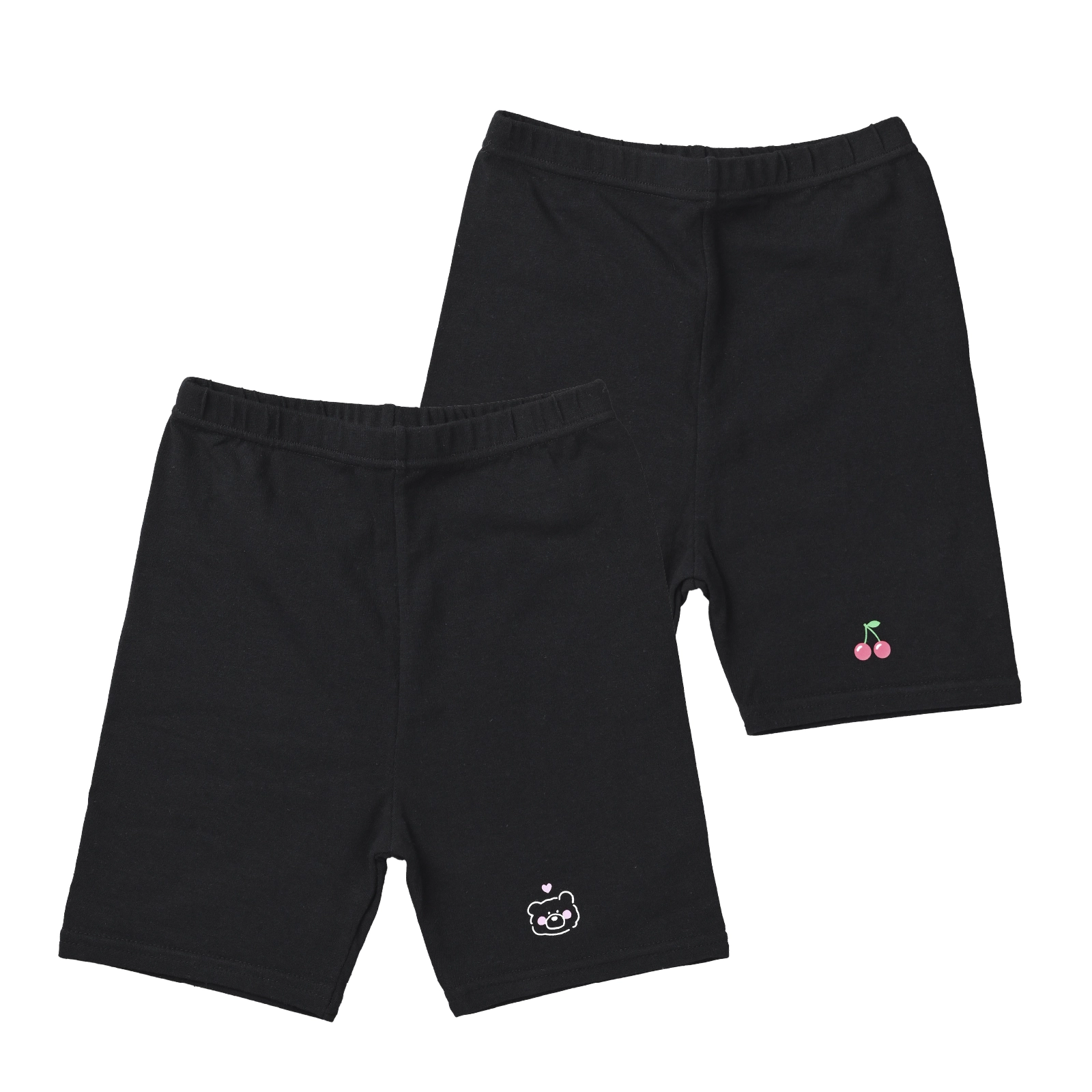 【女の子】キッズ女児レギンス股下長め 2枚組 90cm・100cm・110cm・120cm・130cm【綿混素材】