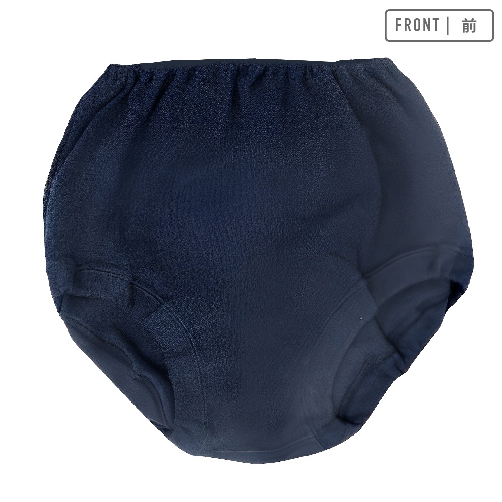 【女の子】オーバーパンツ ブルマー 2枚組 ネイビー/無地 100~165cm 【綿100%】