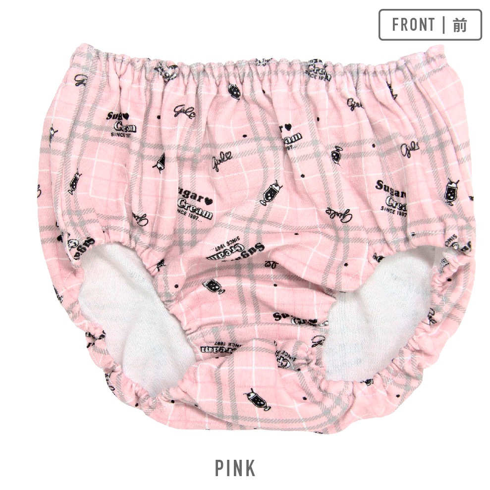 【女の子】【日本製】ジュニアショーツ 2枚組 チェック柄 140~165cm【綿100%】