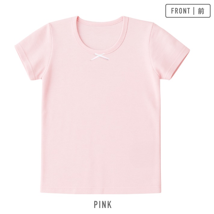 販売数60万セット突破！【女の子】キッズジュニア三分袖インナー 3枚組 サラサラコットン 100～160cm 【綿100％/吸水速乾】