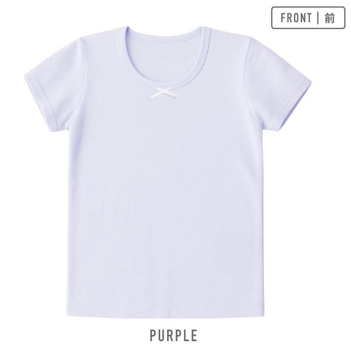 販売数60万セット突破！【女の子】キッズジュニア三分袖インナー 3枚組 サラサラコットン 100～160cm 【綿100％/吸水速乾】