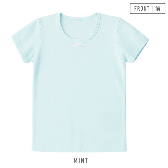 販売数60万セット突破！【女の子】キッズジュニア三分袖インナー 3枚組 サラサラコットン 100～160cm 【綿100％/吸水速乾】