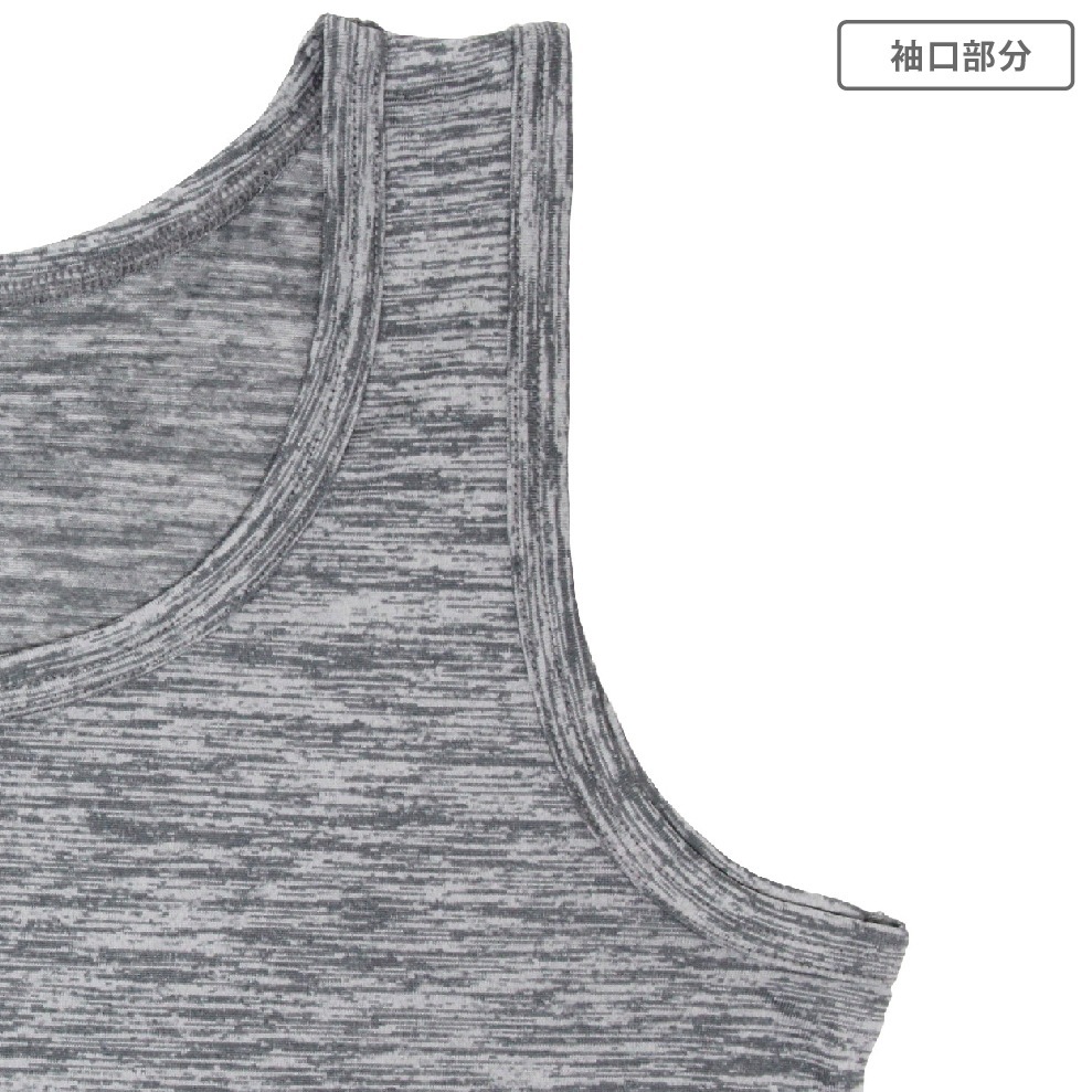 【男の子】ジュニアタンクトップ 2枚組 無地 130~160cm【吸水速乾】