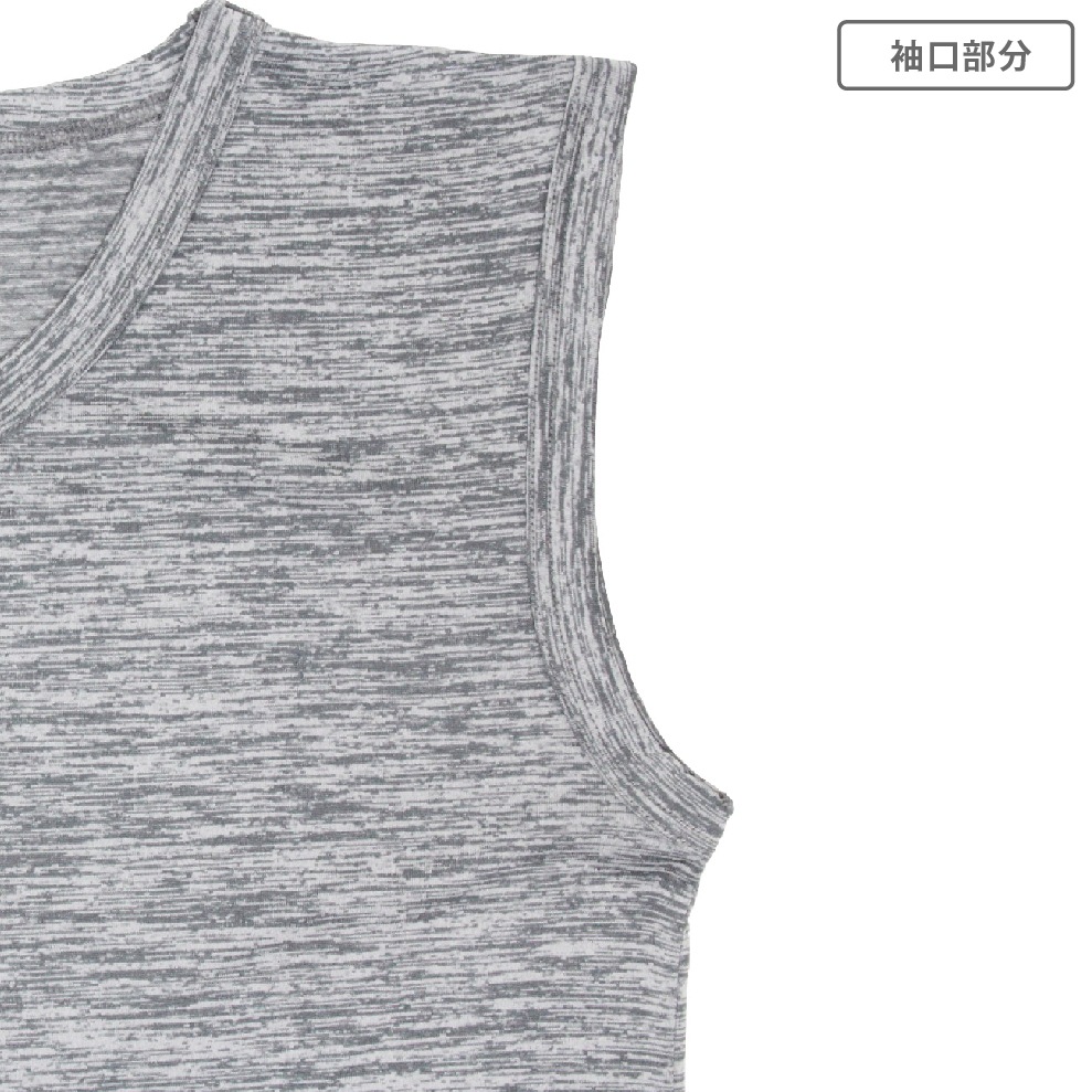 【男の子】ジュニアスリーブレス　2枚組　無地　130～160cm【吸水速乾】