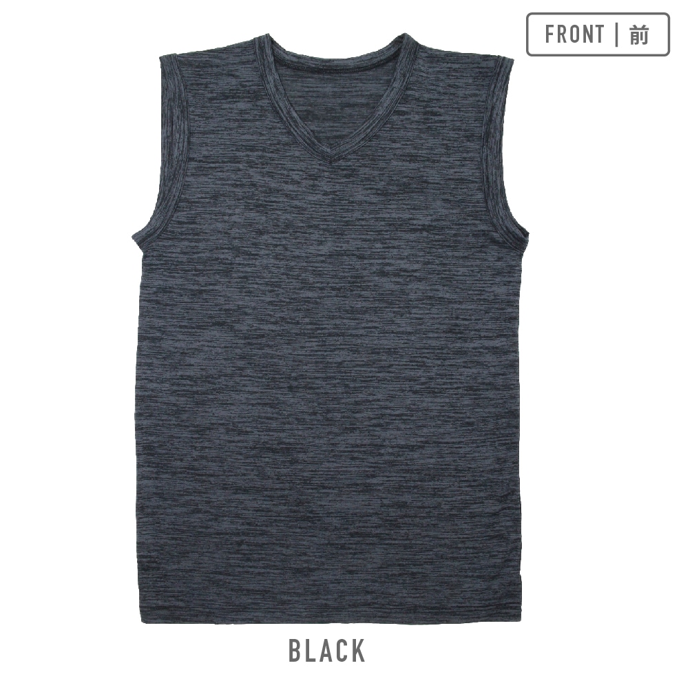 【男の子】ジュニアスリーブレス　2枚組　無地　130～160cm【吸水速乾】