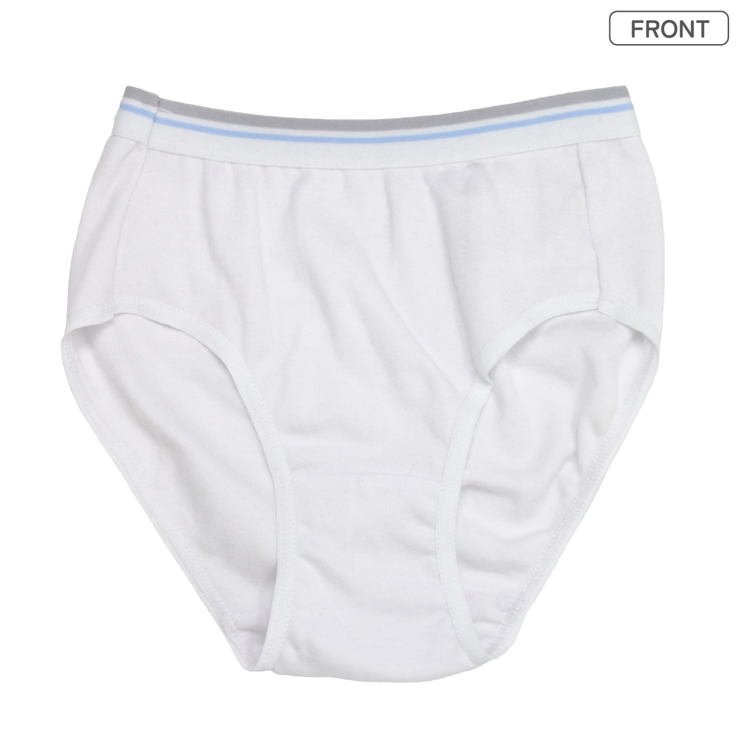 【女の子】キッズジュニアショーツ　2枚組　無地/アウトゴム　130～165cm【綿100％】