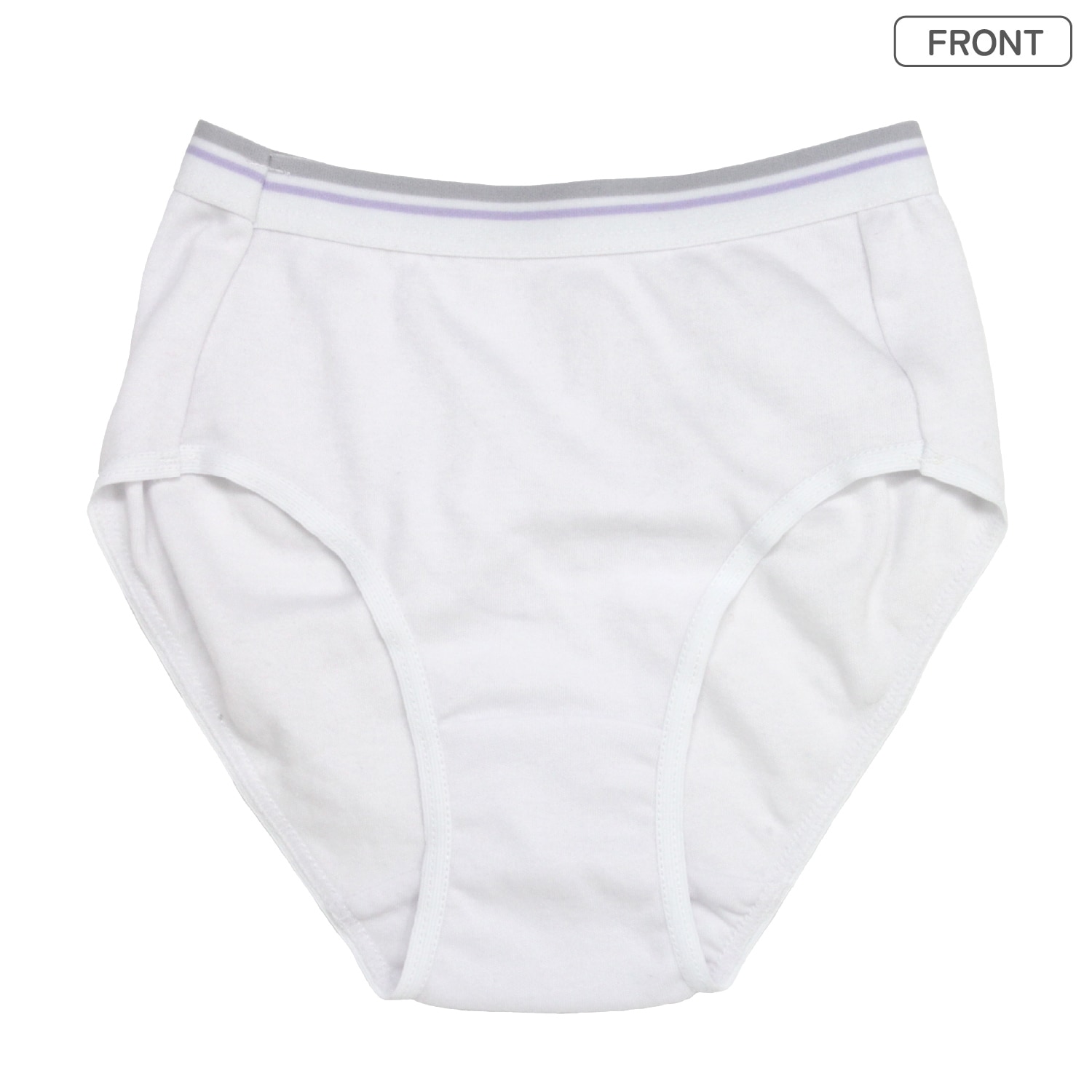 【女の子】キッズジュニアショーツ　2枚組　無地/アウトゴム　130～165cm【綿100％】