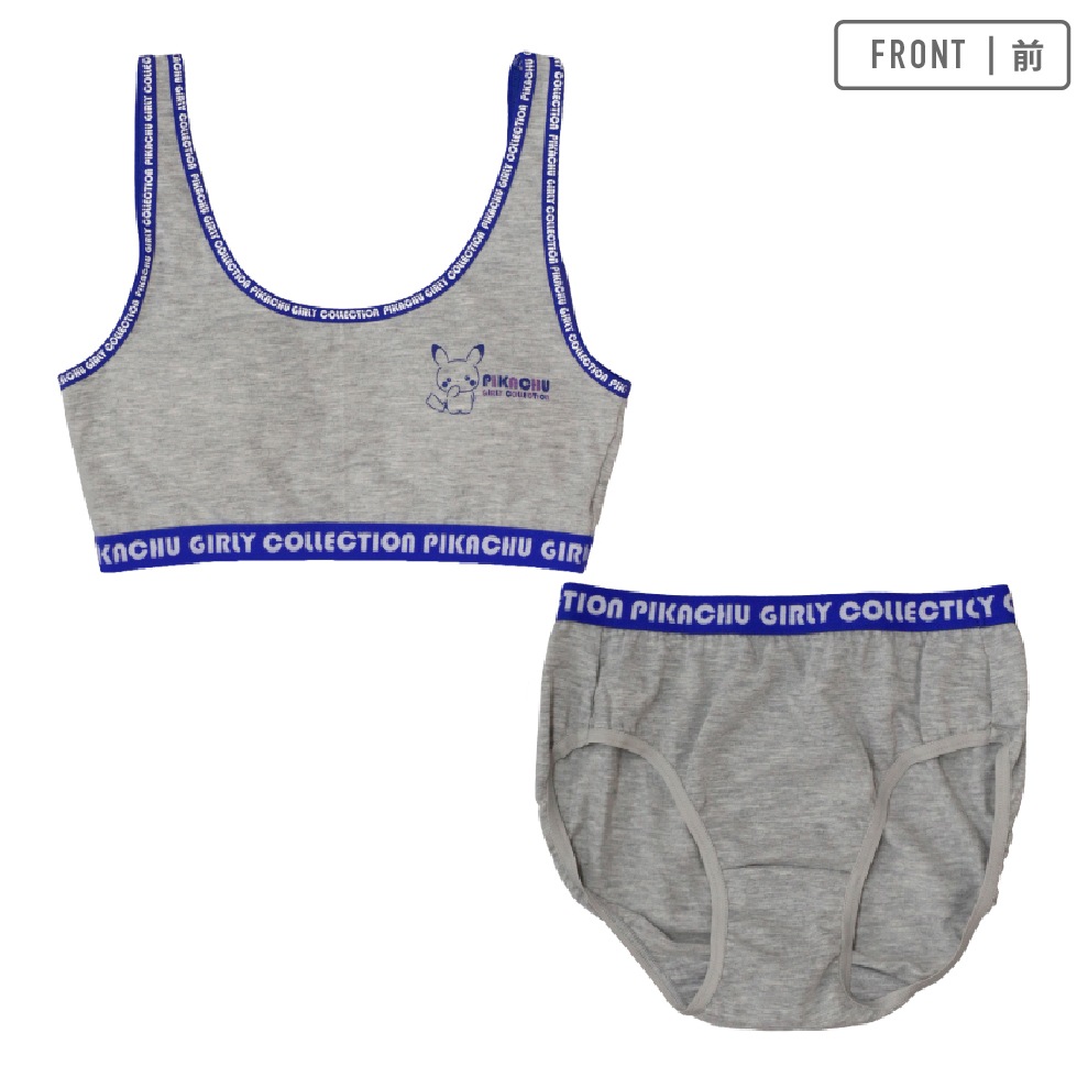 【ポケットモンスター】【女の子】ハーフトップ&ショーツ 上下セット ワンポイント 140~160cm【綿混】