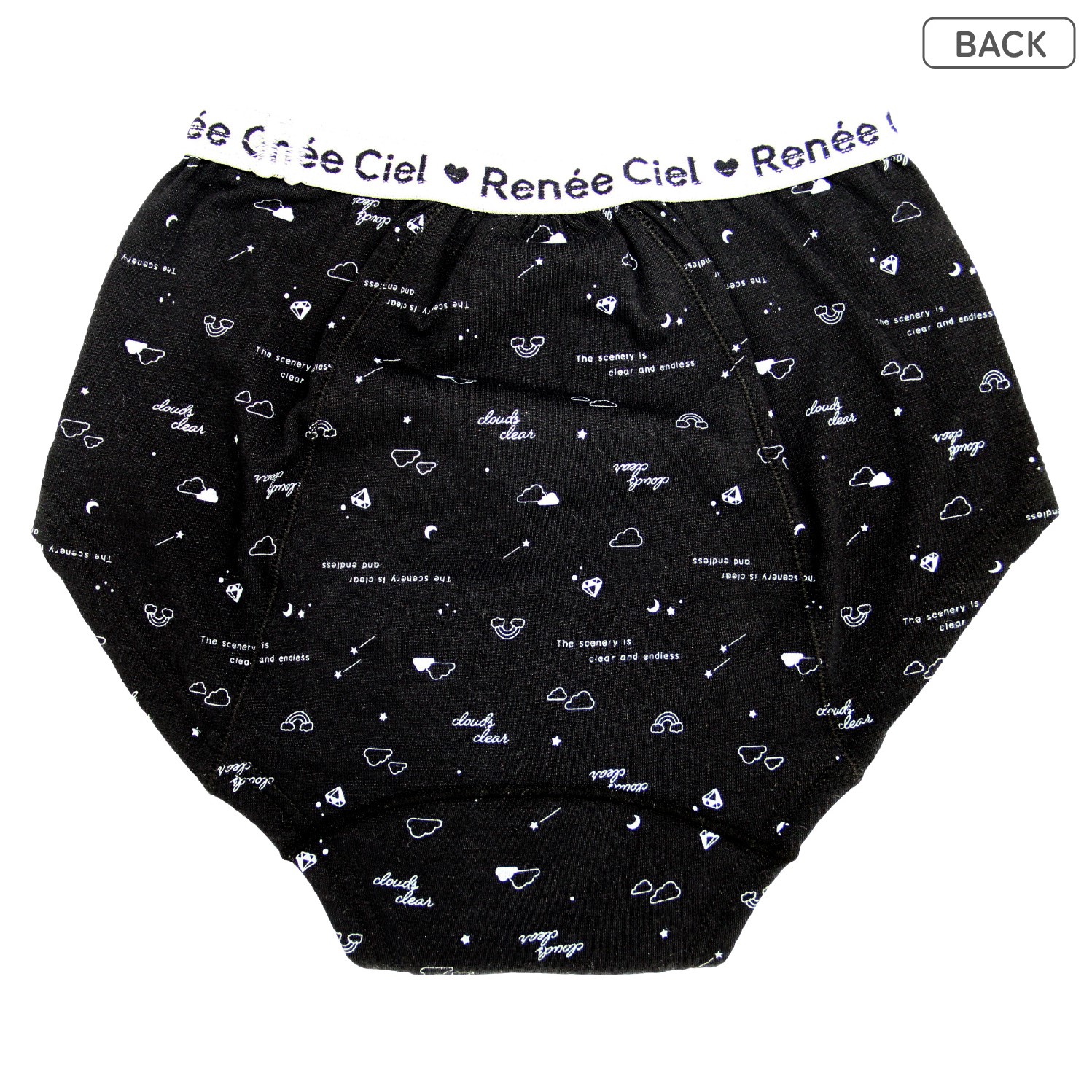 女の子】ジュニア吸水ショーツ 1枚 無地/総柄 140～165cm【吸水