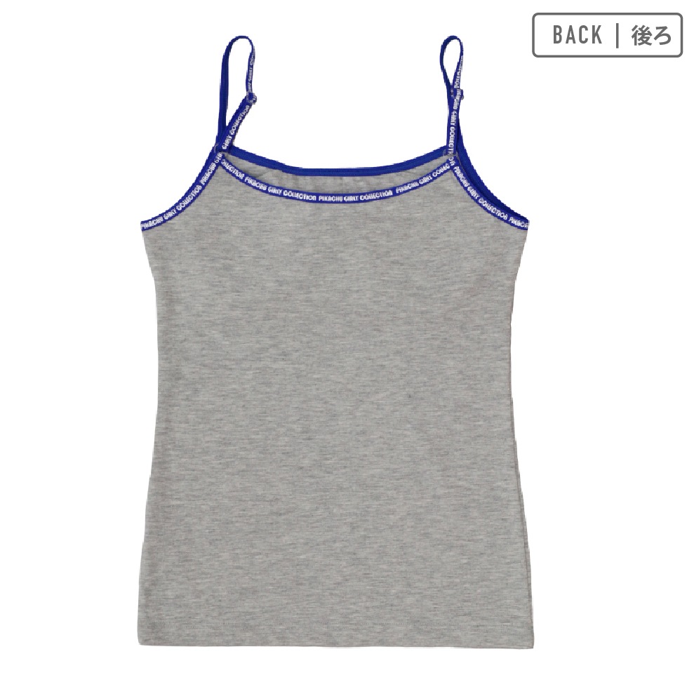 【ポケットモンスター】【女の子】キャミソール パッド入り ワンポイント 140~160cm【綿混】