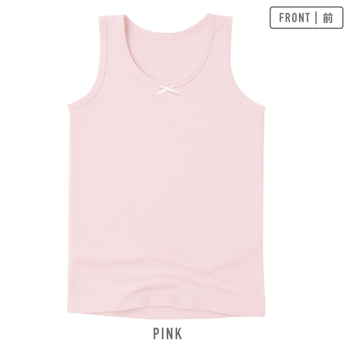 販売数60万セット突破！【女の子】キッズジュニアタンクトップ 3枚組 サラサラコットン 100～160cm 【綿100％/吸水速乾】