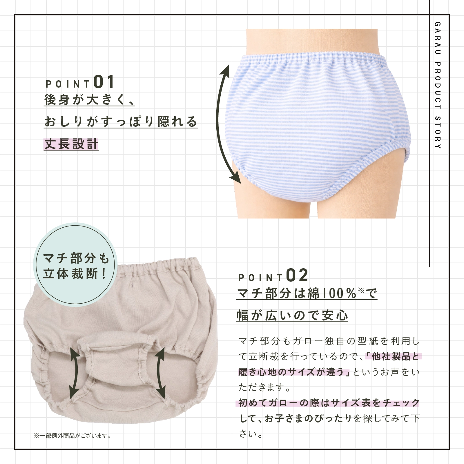 【公式】女の子 ハート柄ショーツ 5枚組 綿100％ 女児パンツ キッズ・ジュニア下着 100cm,110cm,120cm,130cm,140cm,150cm,160cm,165cm ガローネット限定