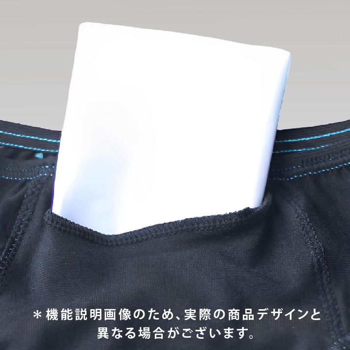 【女の子】サニタリーショーツ　ポケット付き　２枚組/ドット　140～165cm【抗菌防臭/吸水速乾】