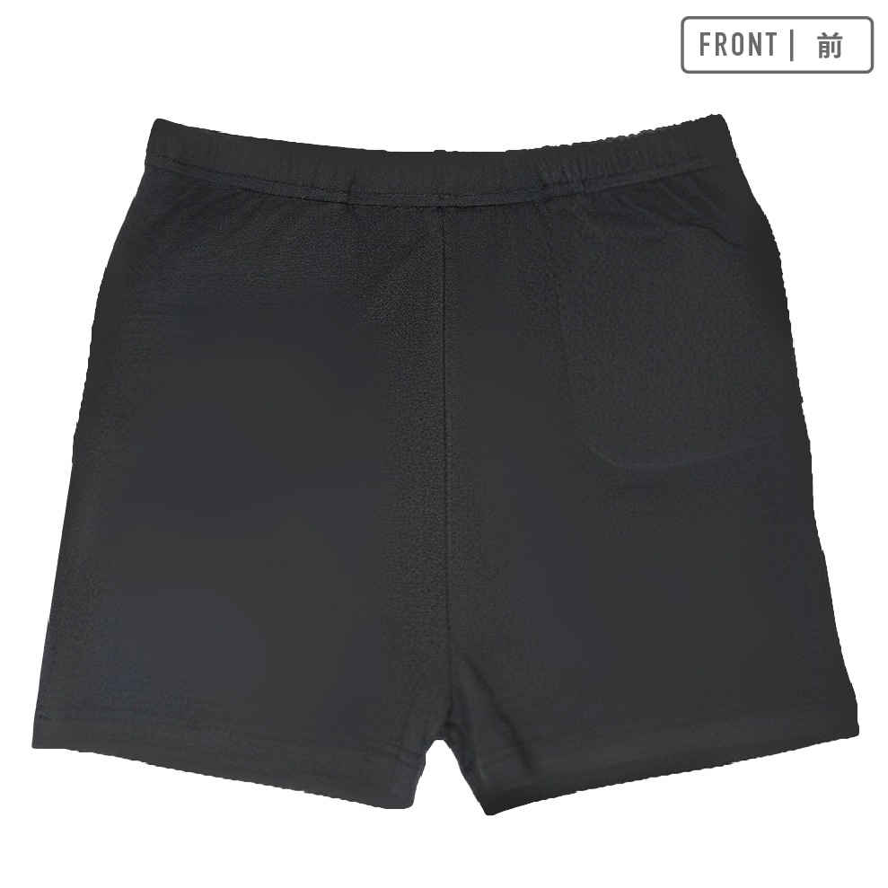 【女の子】キッズジュニア 一分丈オーバーパンツ 2枚組 ポケット付き 130~165cm【綿混】