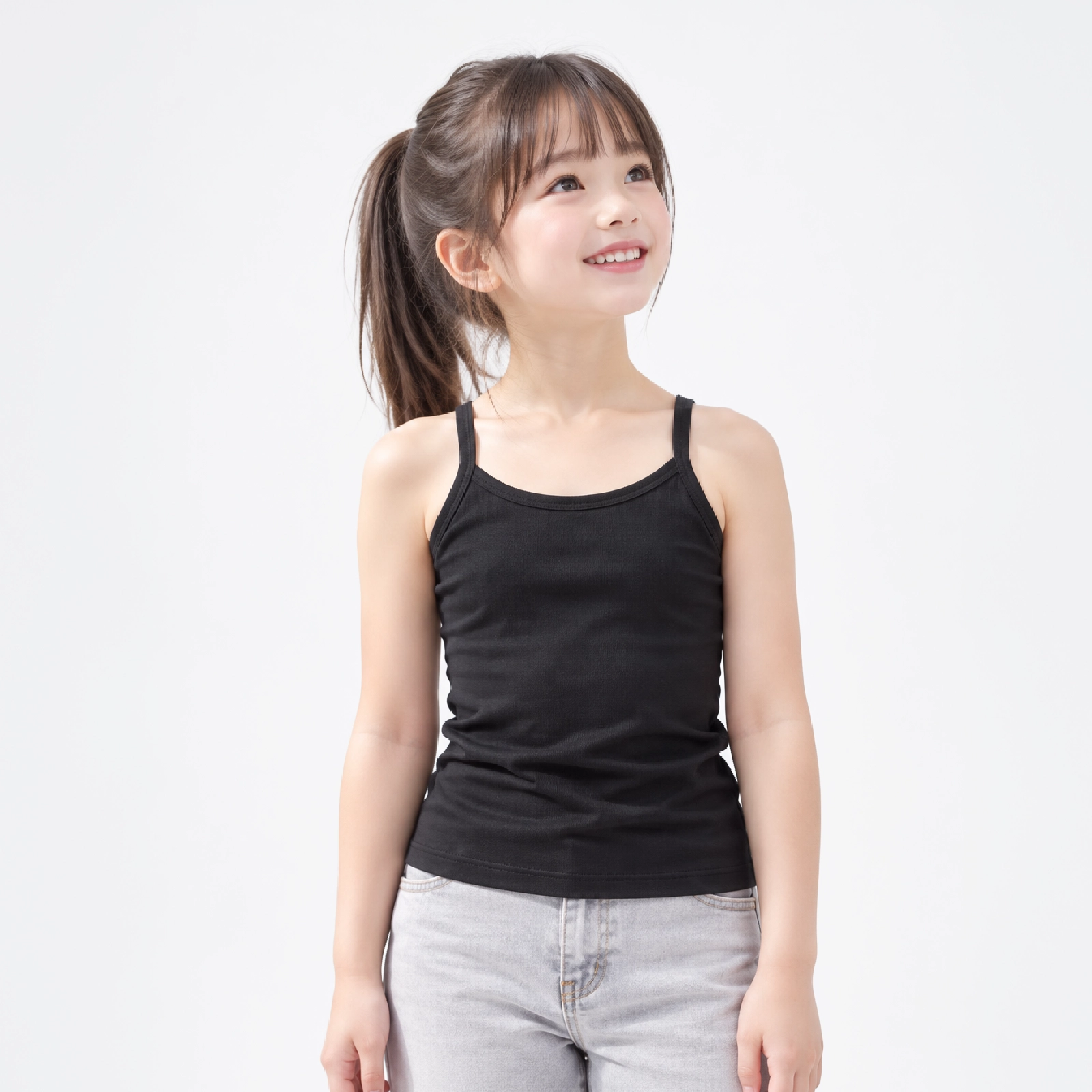 【公式】小学生 女の子 胸二重タンクトップ 2枚組 透けにくい吸水速乾 ジュニアブラ前のキッズ・ジュニアインナー 130cm,140cm,150cm,160cm ガローネット限定