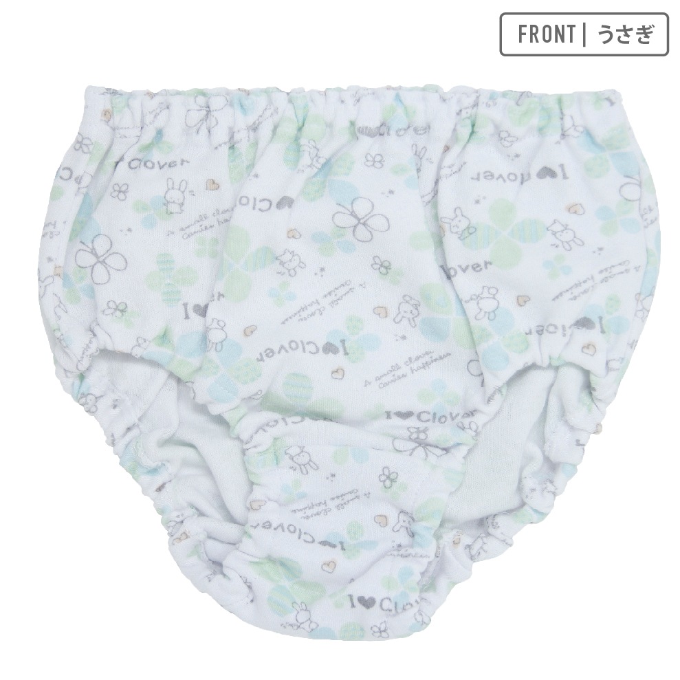 【女の子】キッズジュニアショーツ 5枚組 パステルカラー 動物柄 100~165cm【綿100%】