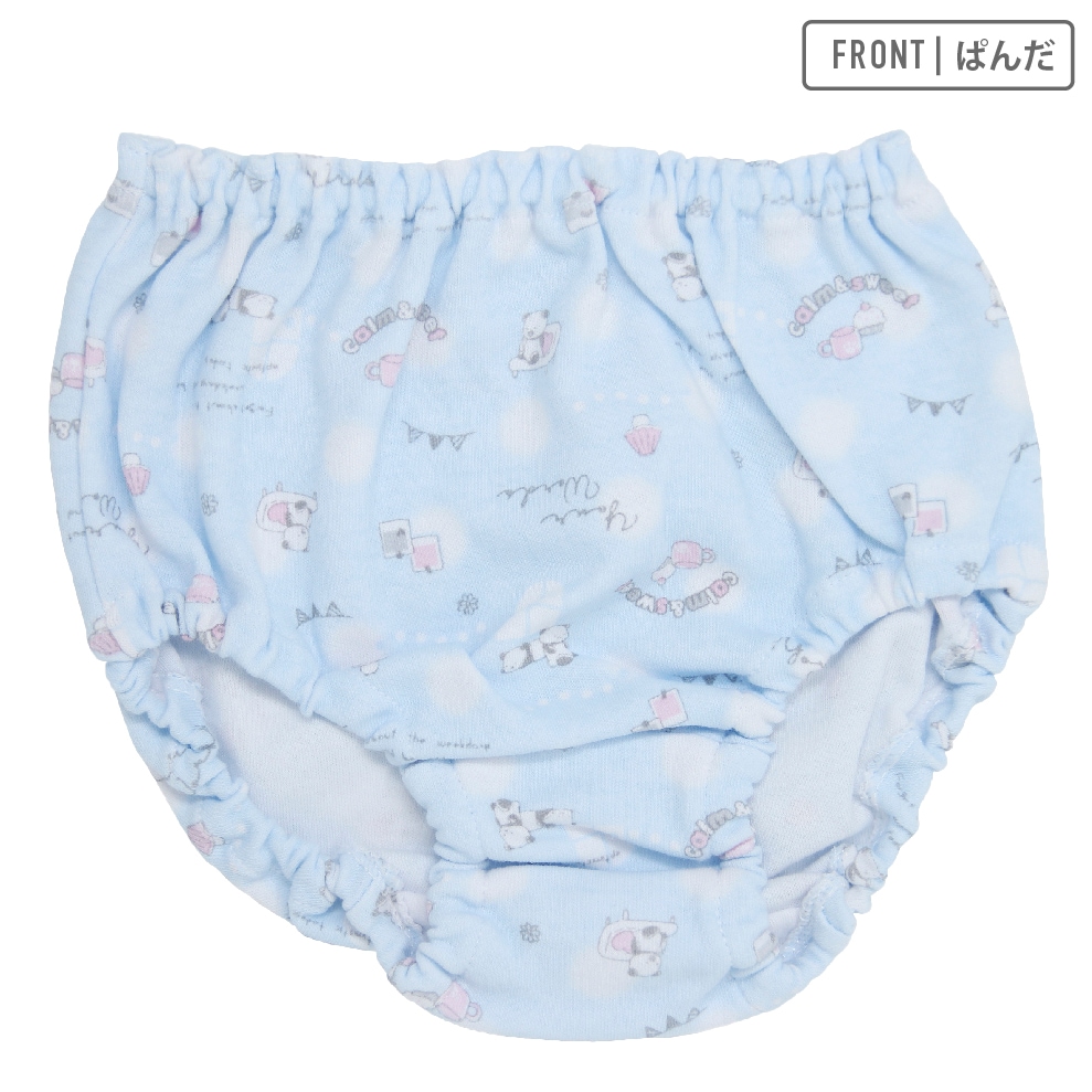 【女の子】キッズジュニアショーツ 5枚組 パステルカラー 動物柄 100~165cm【綿100%】