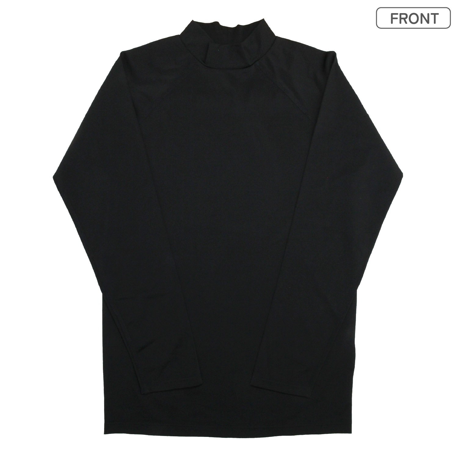 【男女兼用】キッズジュニア　コンプレッション長袖ハイネックウェア　1枚　120～170cm【吸水速乾/ストレッチ/UV】