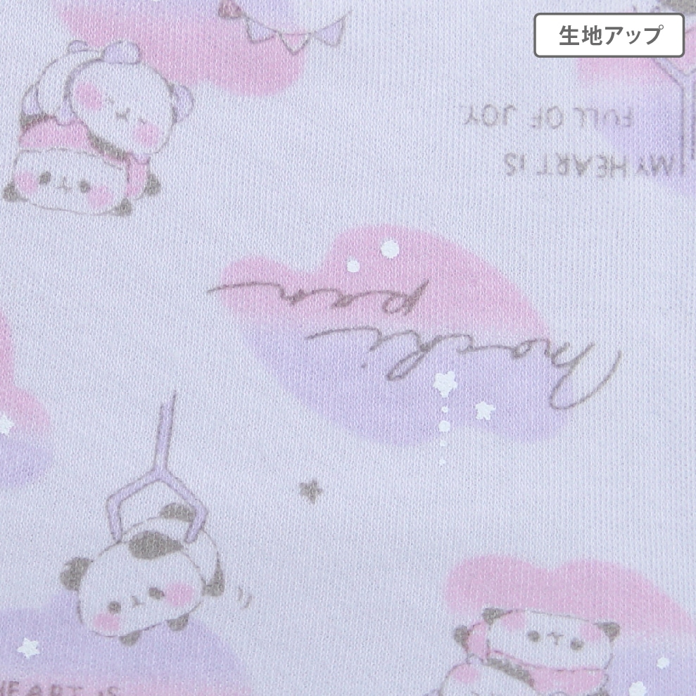 【女の子】【もちもちパンダ】 キッズジュニアショーツ 2枚組 総柄 ワンポイント 120～160cm【綿100％】