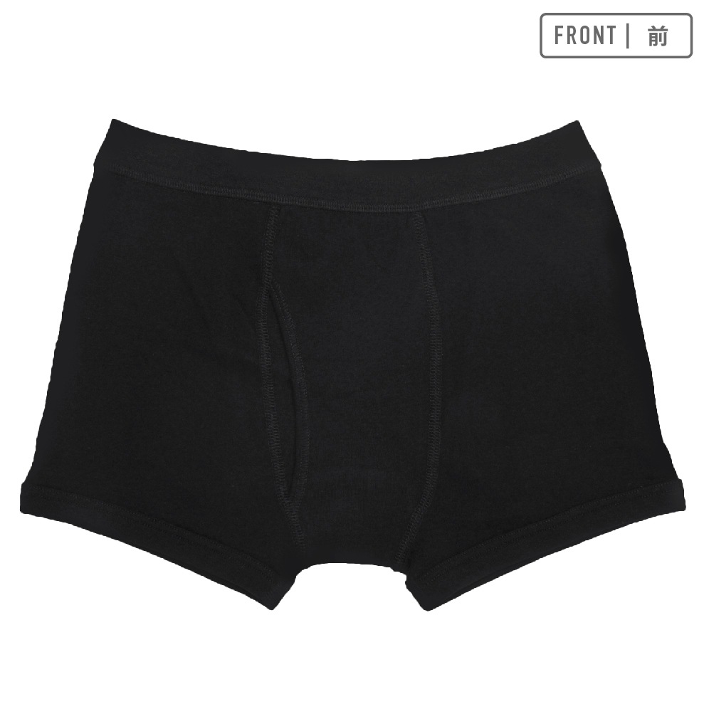 【男の子】キッズジュニア　ボクサーブリーフ　5枚組　無地/前開き　110～170cm【本体：綿100％】