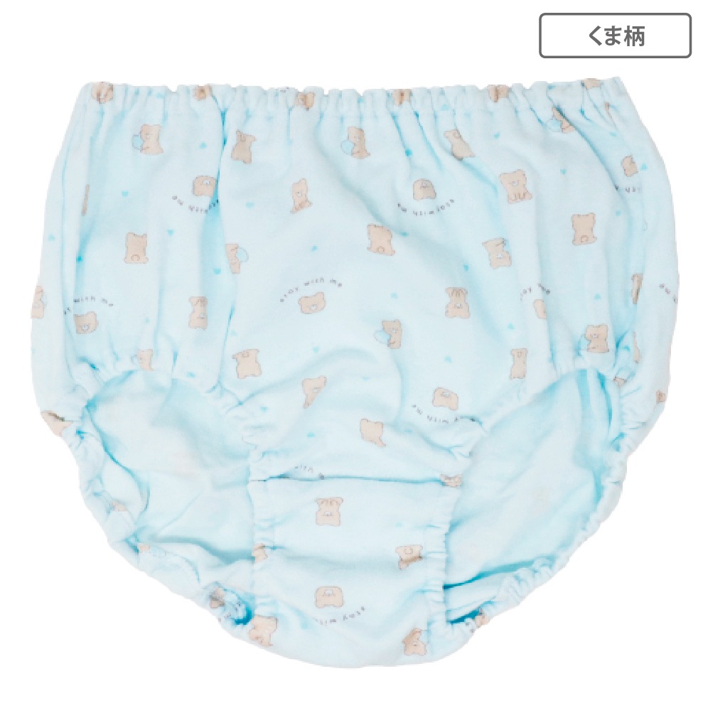 【女の子】キッズジュニア ショーツ 5枚組 いきもの総柄 120～165cm【綿100%】