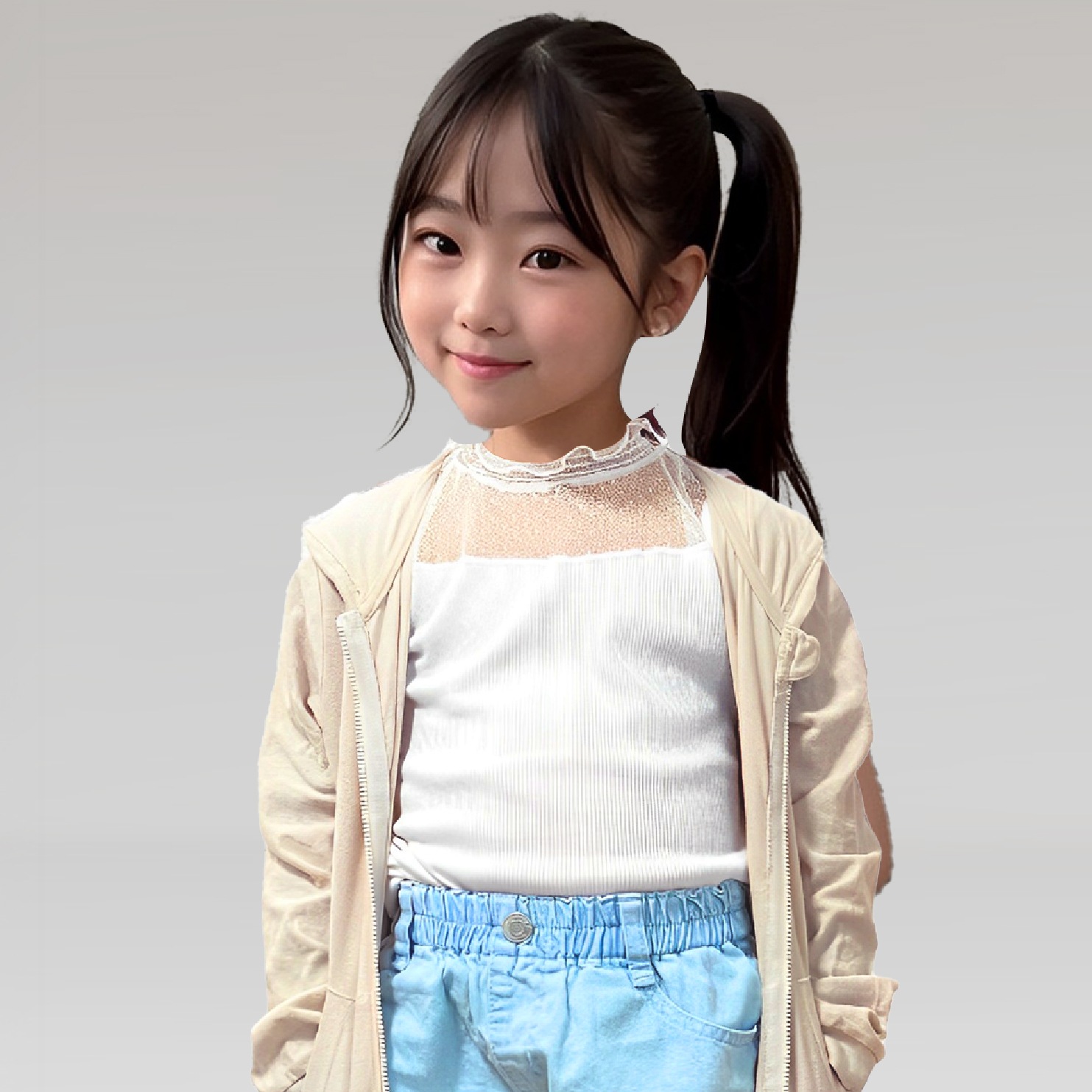 女児 下着モデル