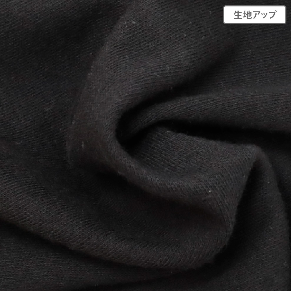 【男の子】厚地インナー 半袖 2枚組 黒/無地 100~160cm【綿100%】