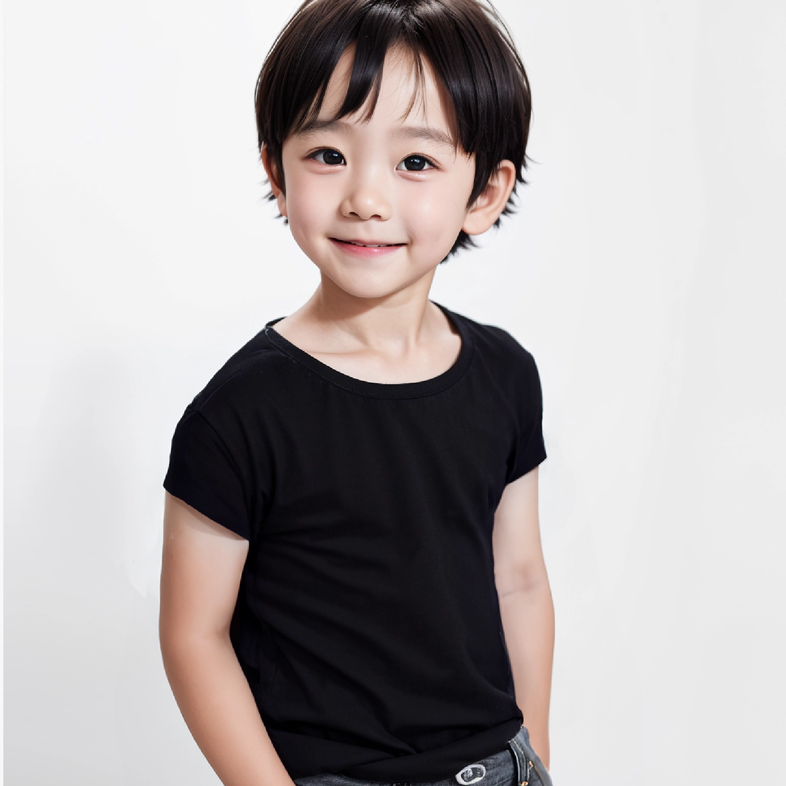 【男女兼用】HEAT SPEC 半袖インナー 黒 無地 100~160cm 【綿混/吸湿発熱/ストレッチ素材/吸水速乾】