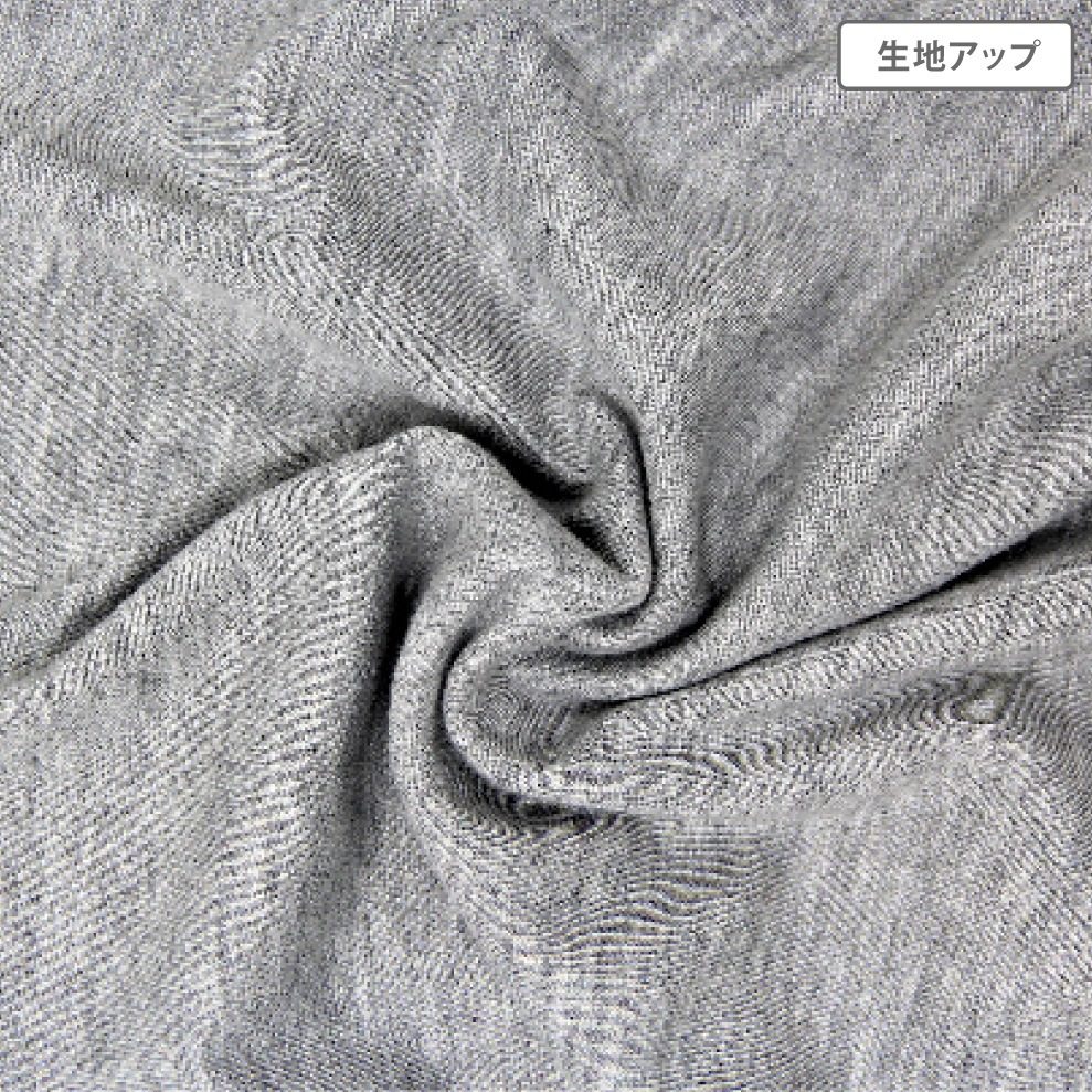 【男の子】キッズジュニア　長袖インナー　２枚組　厚地/グレー　100～160cm【綿混/裏起毛】