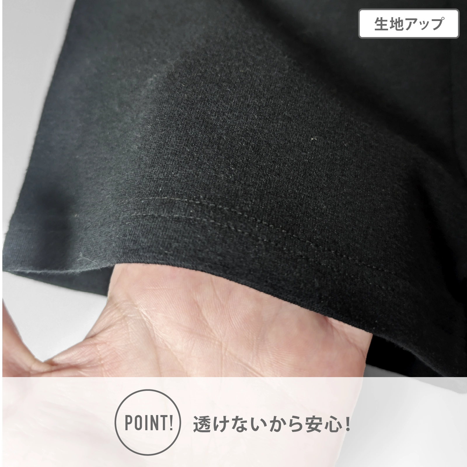 【女の子】ジュニア 一分丈オーバーパンツ|2枚組 黒|130~165cm【ストレッチ素材】