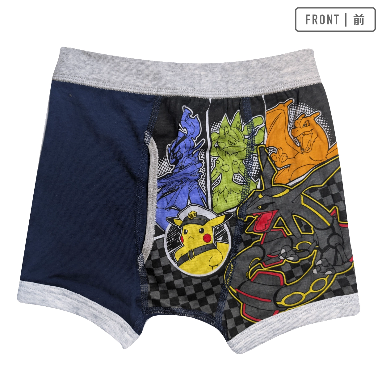 【男の子】【ポケットモンスター】キッズボクサーブリーフ | 2枚組 | 110~130cm 【本体:綿100%】