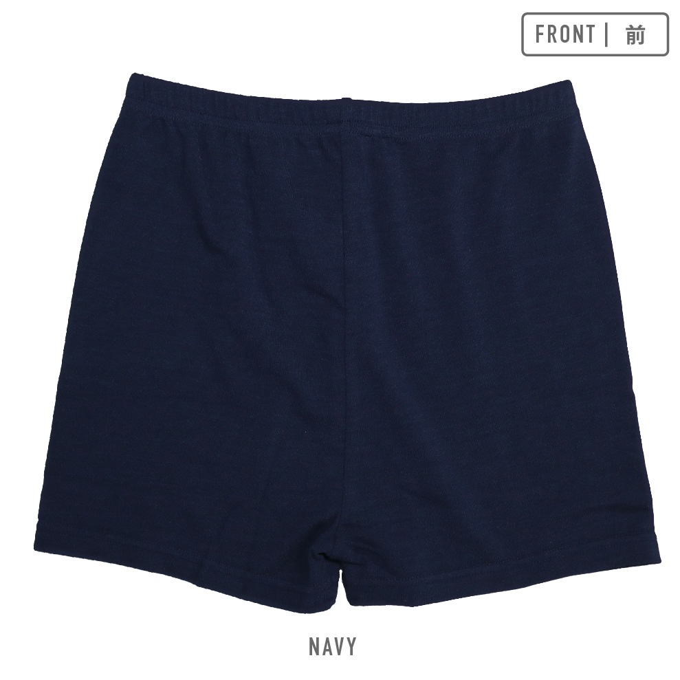 女の子】ジュニア 一分丈オーバーパンツ 3枚組 黒/グレー杢/ネイビー