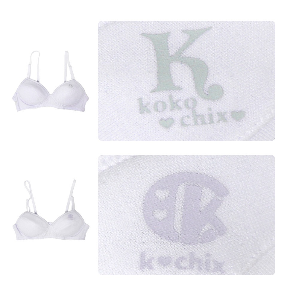 女の子】ブラジャー モールドカップ/ホワイト/ノンワイヤー 150