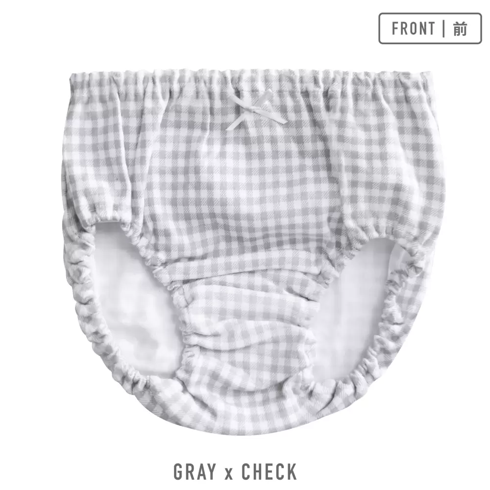 【女の子】ジュニアショーツ　5枚組　グレー総柄　130cm・140cm・150cm・160cm・165cm【綿100％】