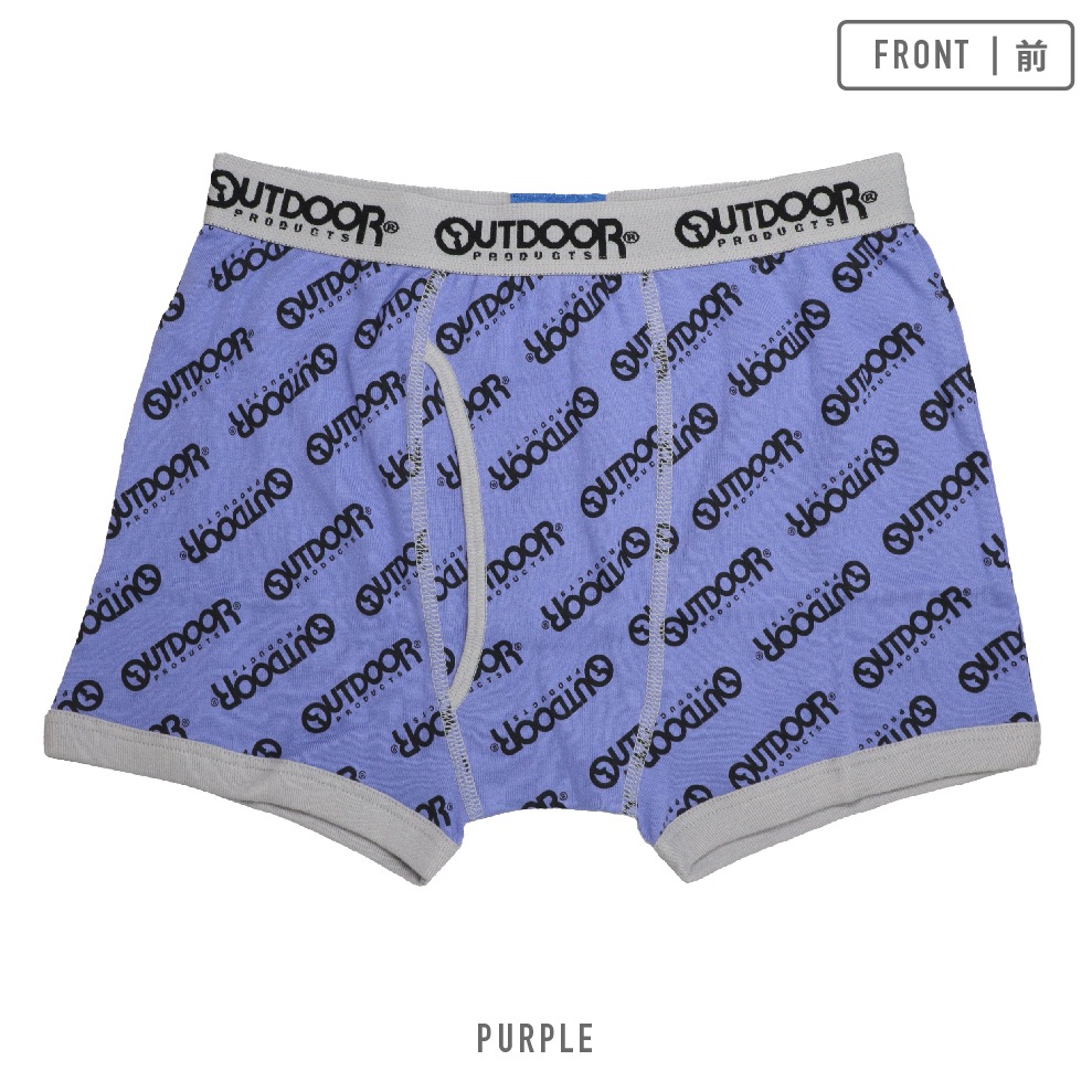 【OUTDOOR PRODUCTS】 【男の子】ジュニアボクサー パンツ 3枚組 プリント/無地　130～170cm【綿素材】