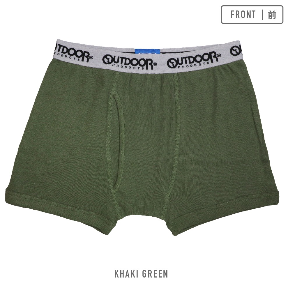 【OUTDOOR PRODUCTS】 【男の子】ジュニアボクサー パンツ 3枚組 プリント/無地　130～170cm【綿素材】