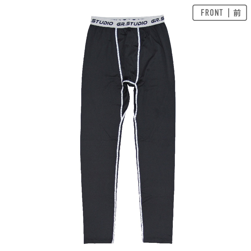 キッズコンプレッションタイツ2枚組｜吸水速乾・ストレッチ 無地ロング