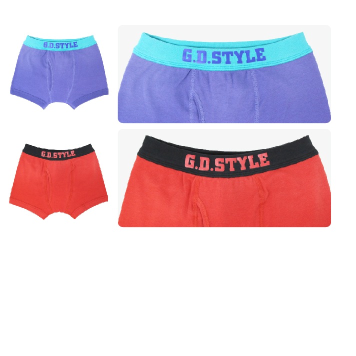 【男の子】【下着】キッズジュニア　ボクサーパンツ　5枚組　前開き/ロゴ柄　100～170cm【綿100％】