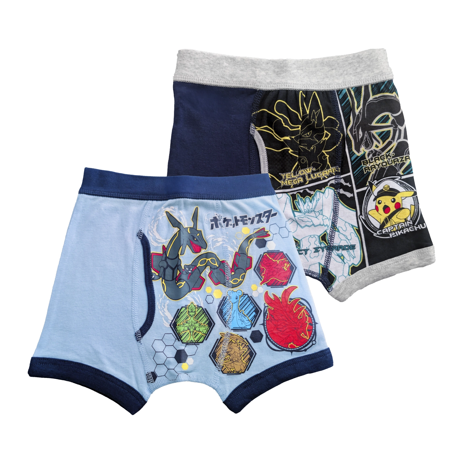 【男の子】【ポケットモンスター】キッズボクサーブリーフ | ２枚組 | 110cm・120cm・130cm 【本体：綿100％】