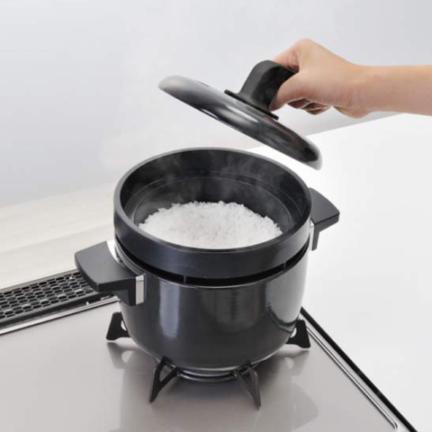 リンナイ 本格炊飯釜炊飯鍋「つつみ炊き KAMADO」3合炊き RTR-03E