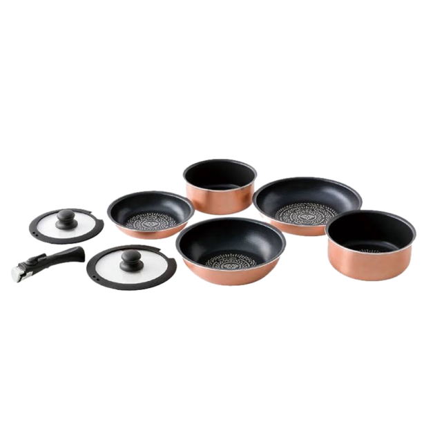 アピデ ククナ キッチン ダイヤモンドコート着脱鍋8点セット