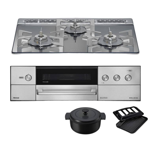 リンナイ ビルトインコンロ DELICIA デリシア RHS31W38M13RNSTW 60cm