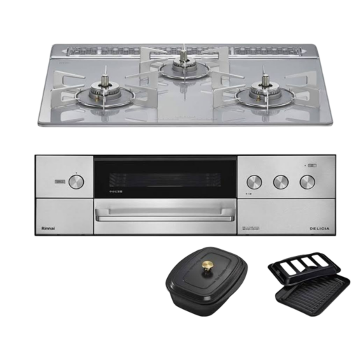 リンナイ ビルトインコンロ DELICIA デリシア RHS31W38M14RCSTW 60cm