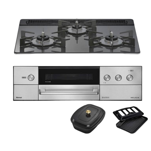 リンナイ ビルトインコンロ DELICIA デリシア RHS31W38M15RCSTW 60cm