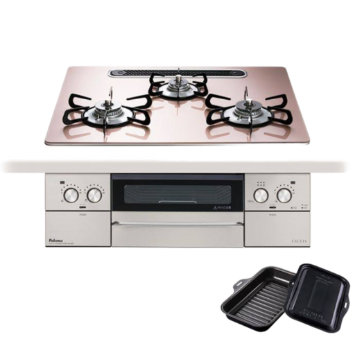 パロマ ビルトインコンロ フェイシス グランド 60cm PD-893WS-U60CK