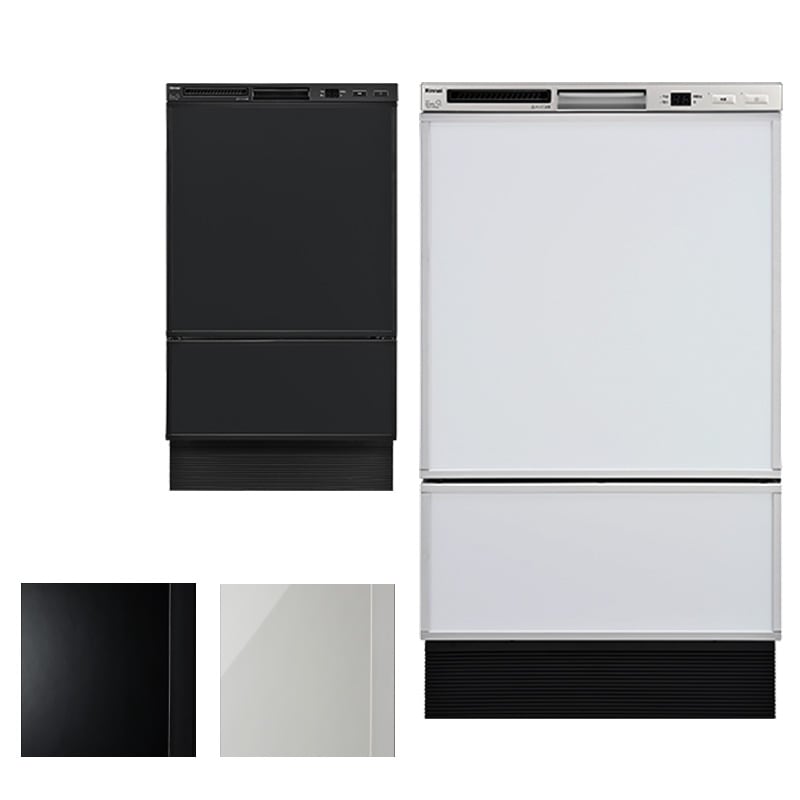 リンナイ フロントオープン食洗器 RSW-F403UC 化粧パネル付 ウルトラファインバブル 約8人用 ビルトイン 幅45cm 取替専用