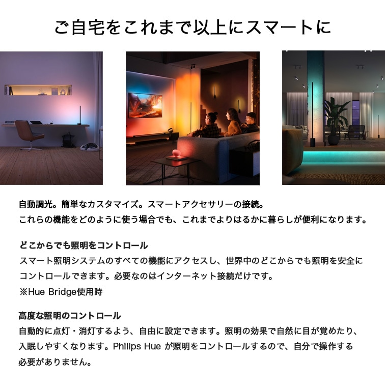 フィリップス Hue グラデーションライトリボン ベースキット2m