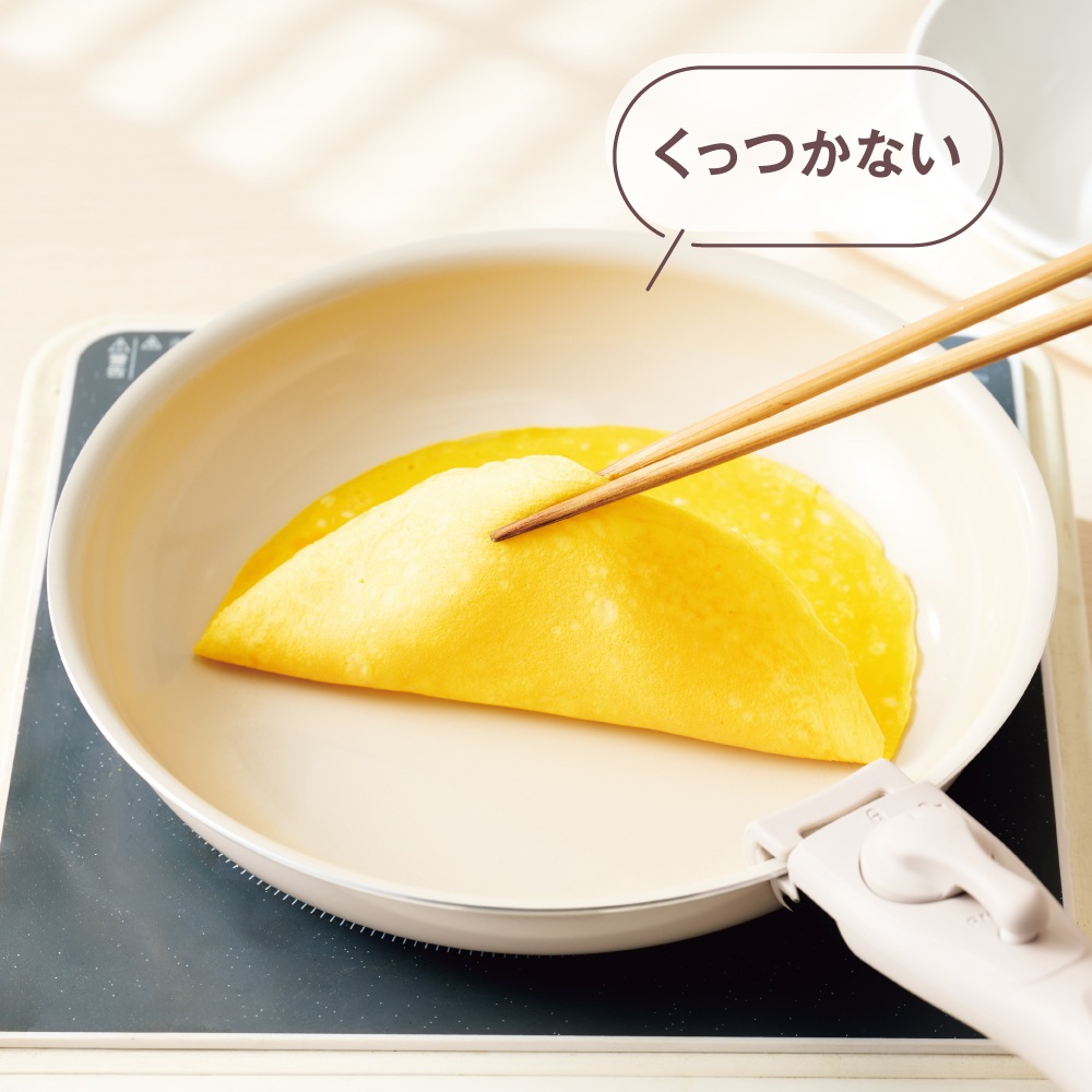 マジクック セラミック加工 IH対応着脱ハンドルフライパン5点セット