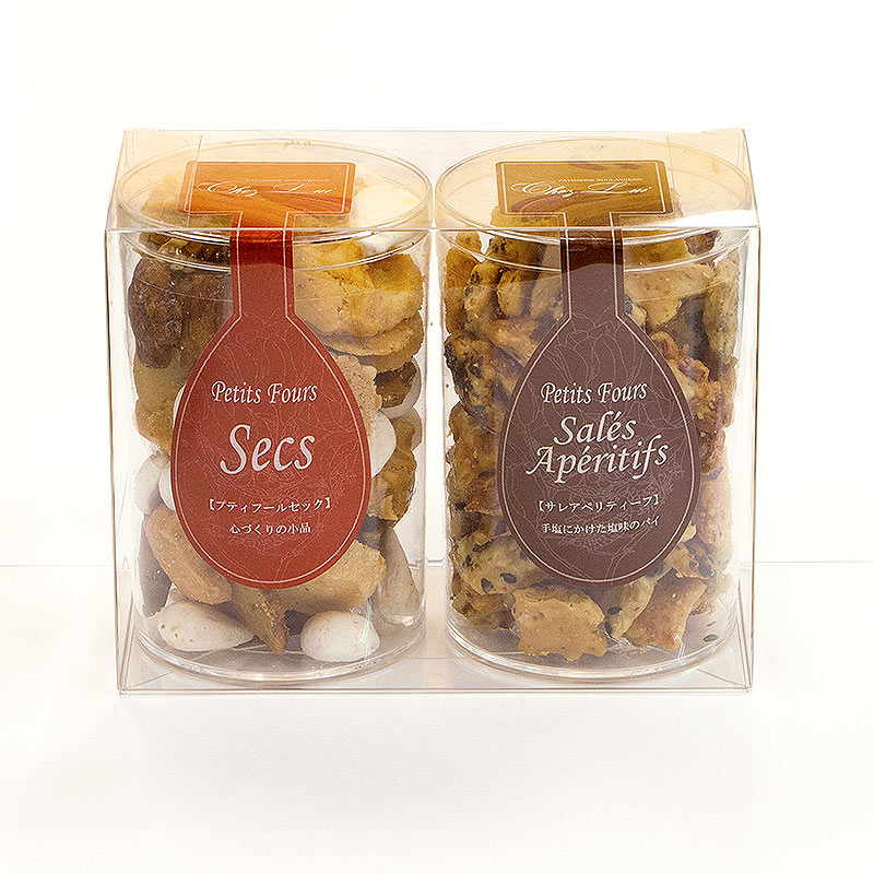 プティ・フール・セック＆サレ　クリアケース入り(包装無し）