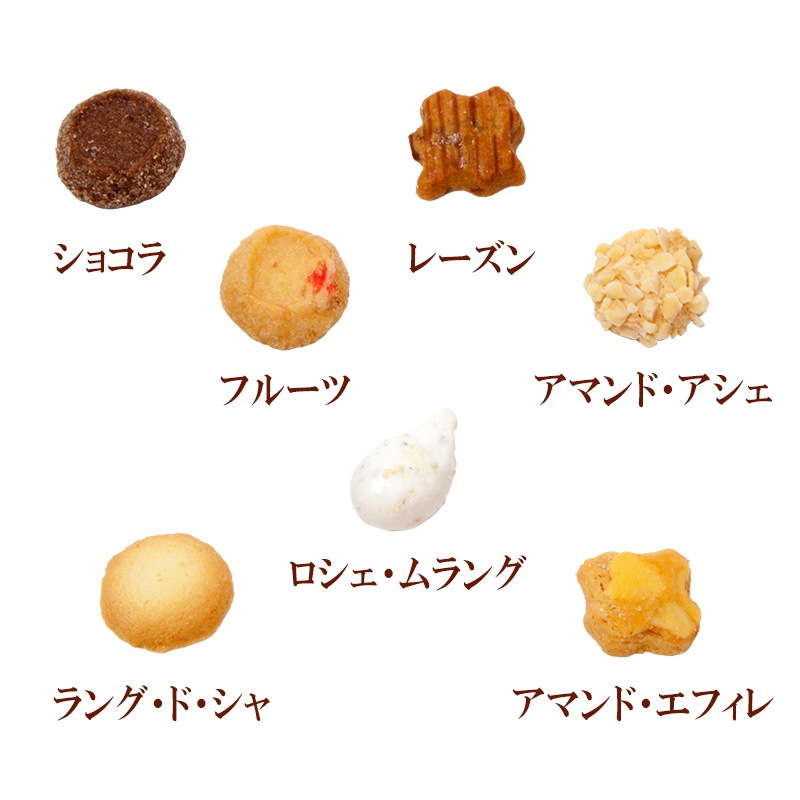 プティ・フール・セック＆サレ　クリアケース入り(包装無し）